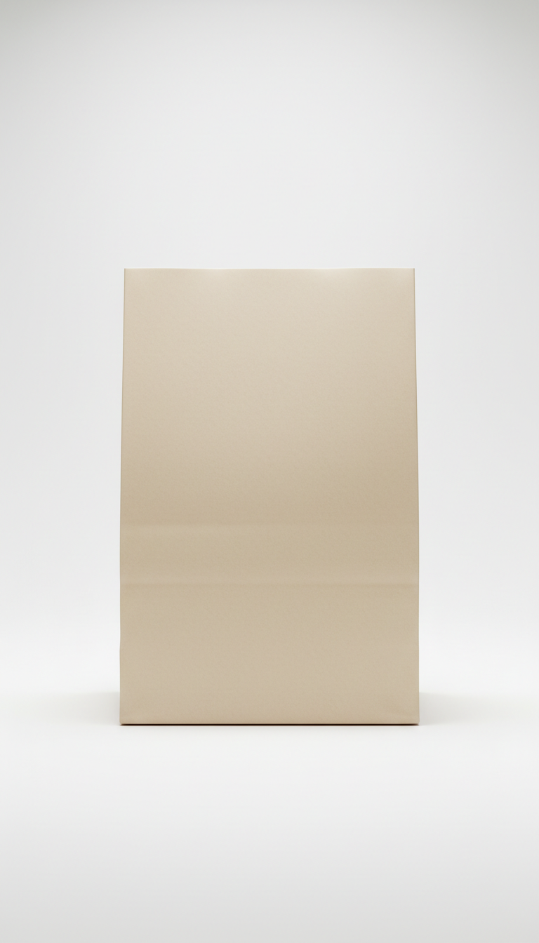 Ivory mist kraft paper bag
