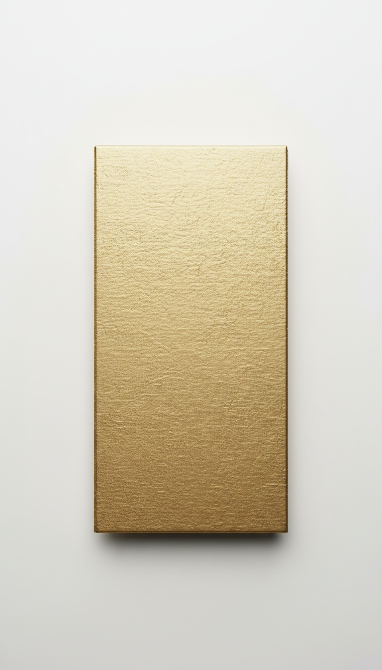 Sandstone gold foil embossed hang tag